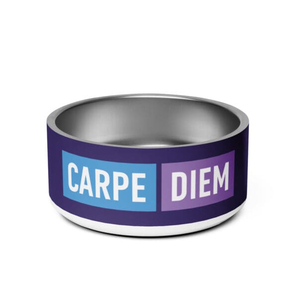 Carpe Diem Pet bowl